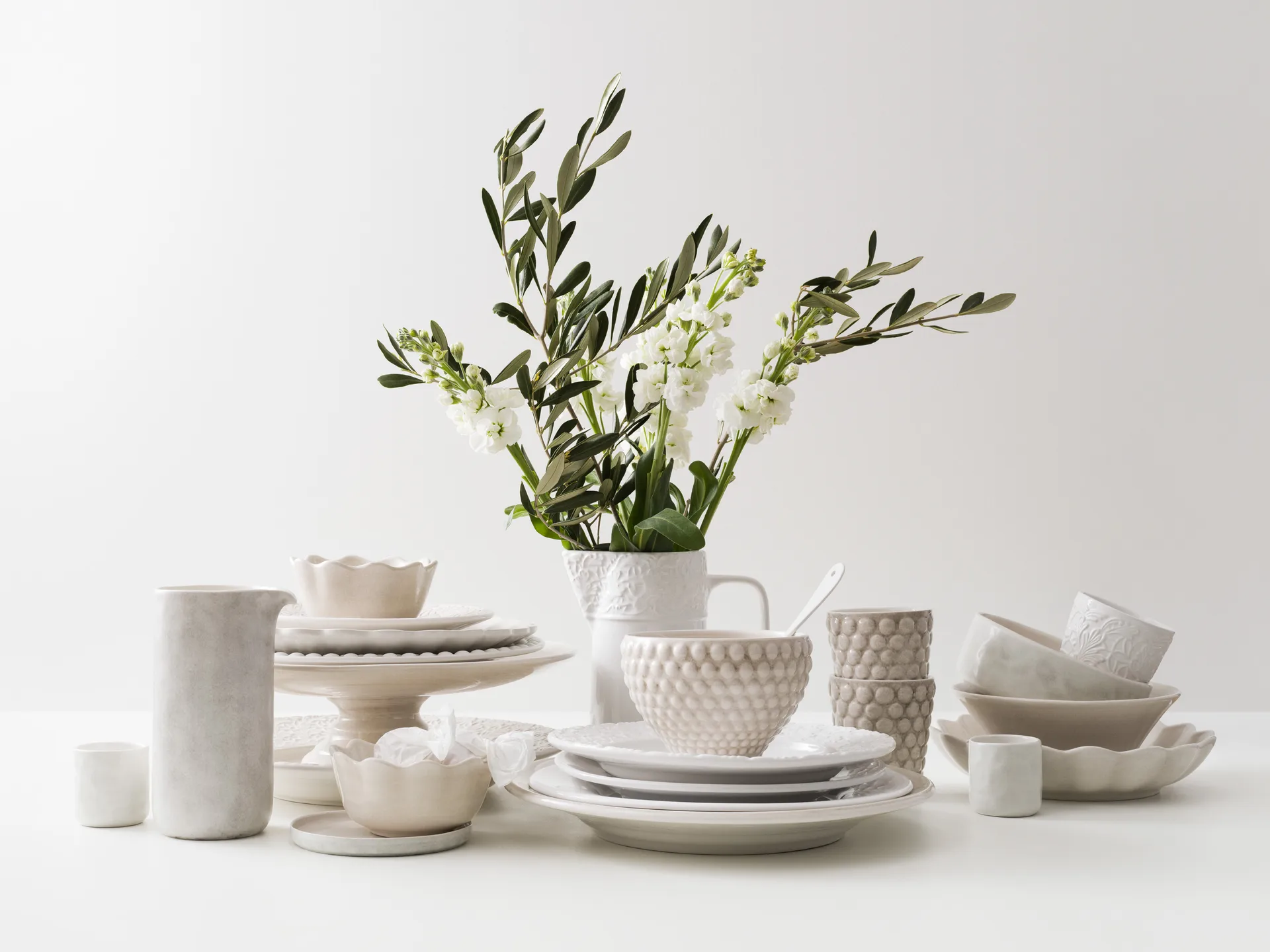 Lace pot 1.2 l, 白色 Mateus