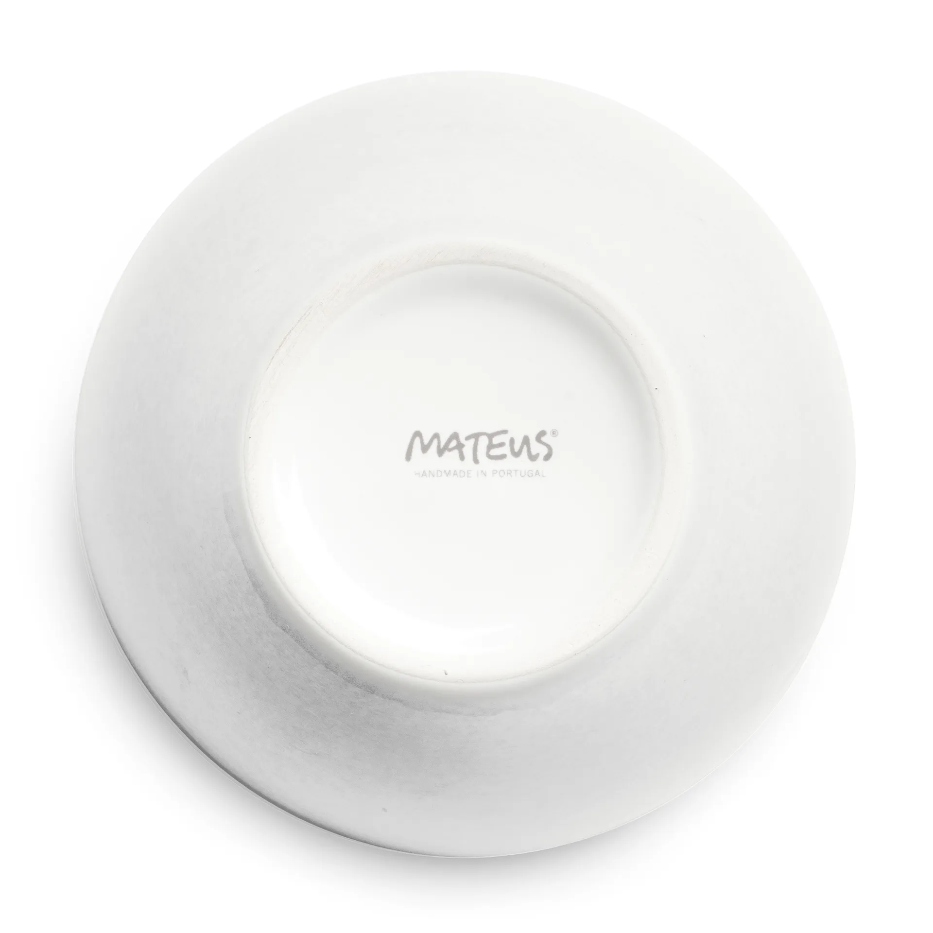 Mateus 12cm经典手工有机陶瓷碗, 白色 Mateus