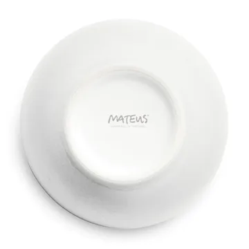 Mateus 12cm经典手工有机陶瓷碗 - 白色 - Mateus
