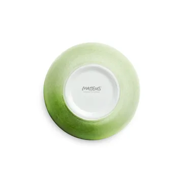 Mateus 12cm经典手工有机陶瓷碗 - 绿色 - Mateus