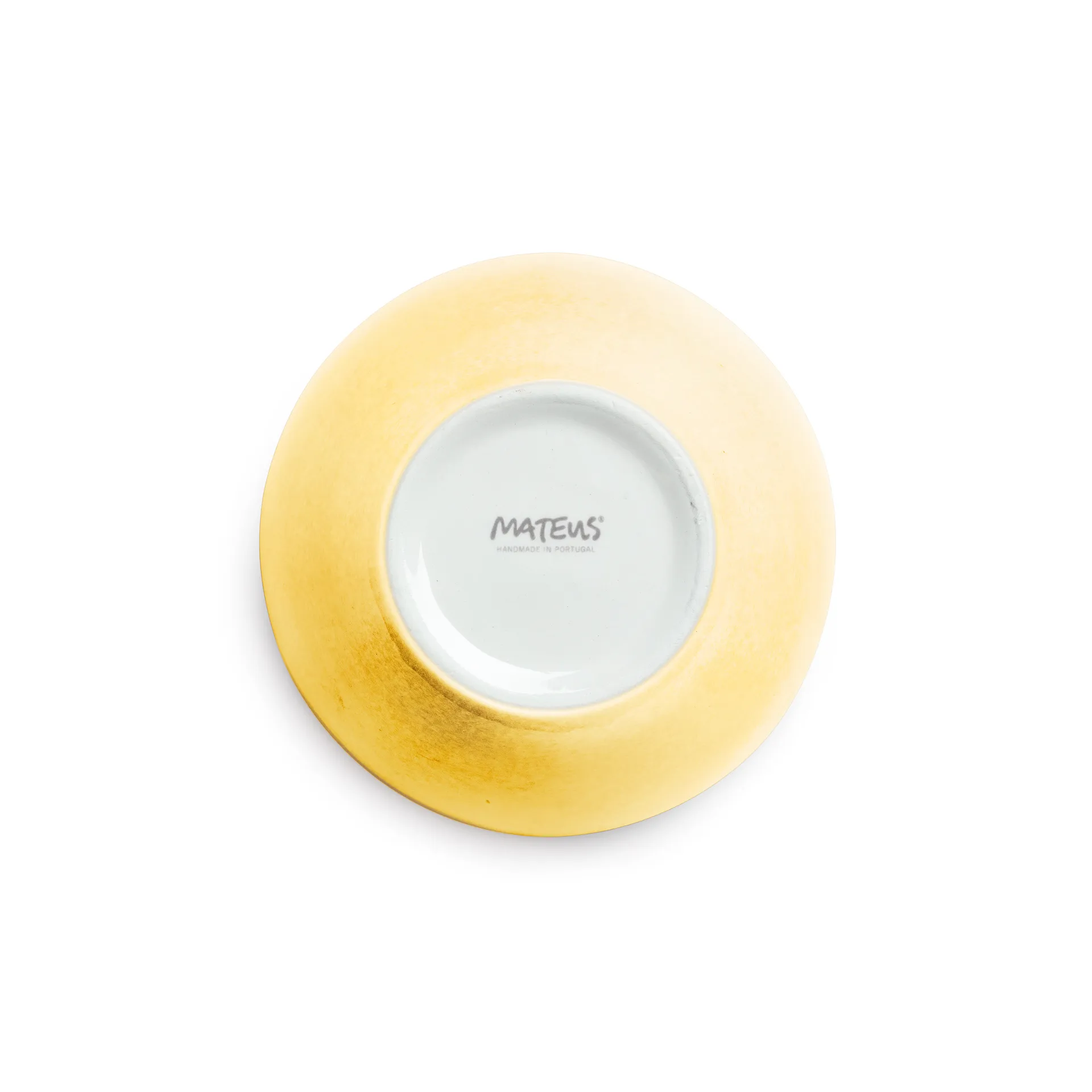Mateus 12cm经典手工有机陶瓷碗, 黄色 Mateus