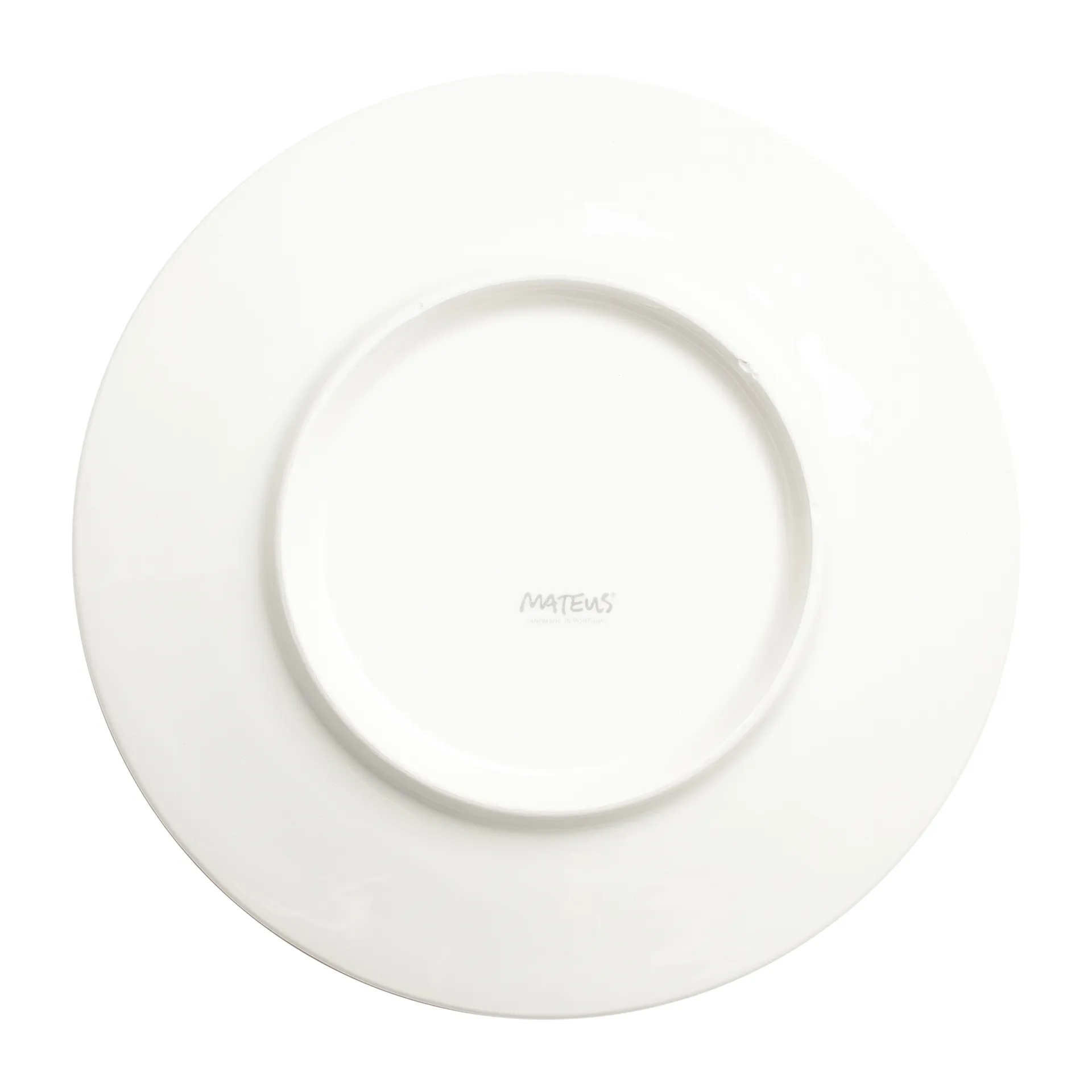 Mateus 21cm手工手绘基础款餐盘, 白色 Mateus