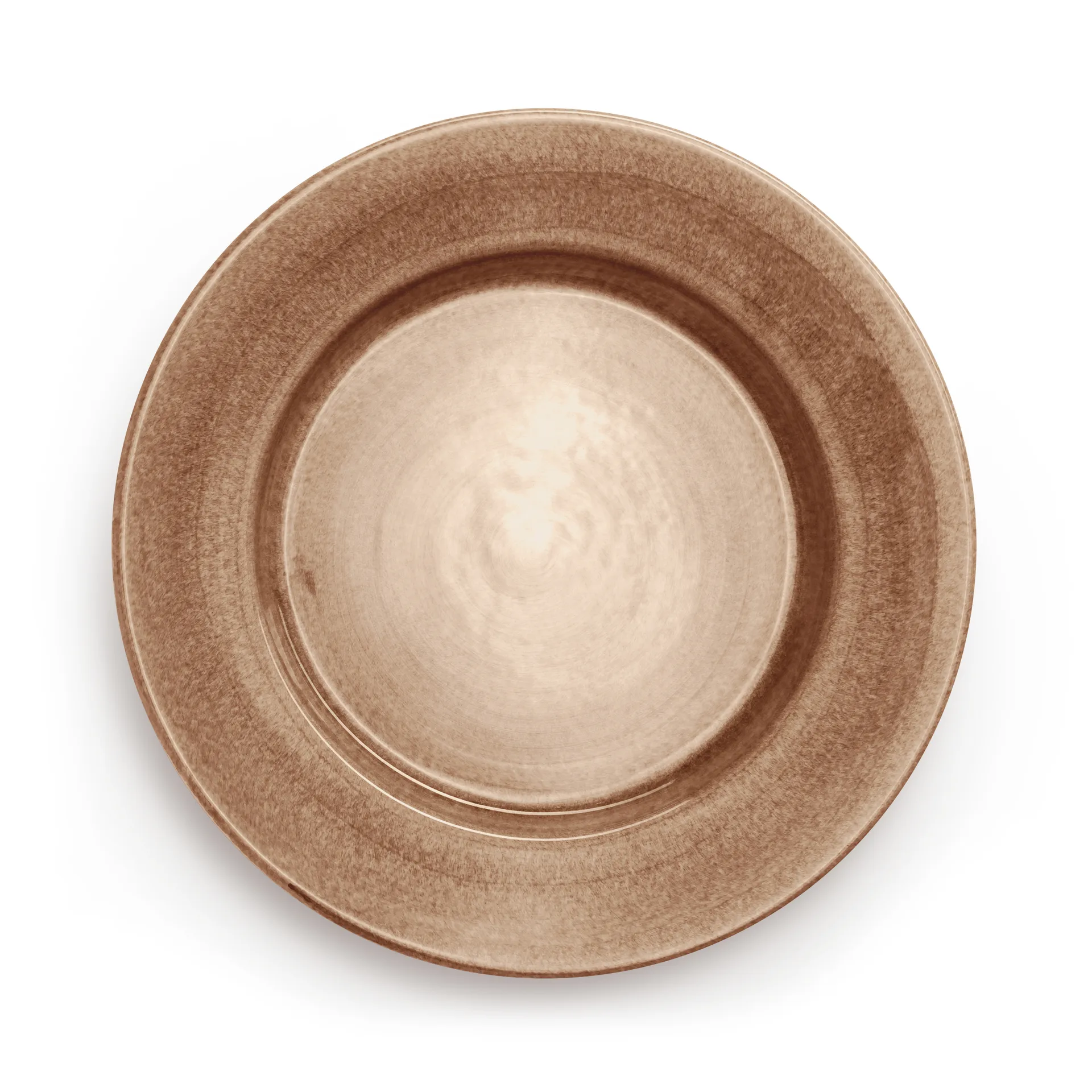 Mateus 28cm手工手绘基础款餐盘, cinnamon Mateus