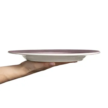 Mateus 28cm手工手绘基础款餐盘 - Plum - Mateus