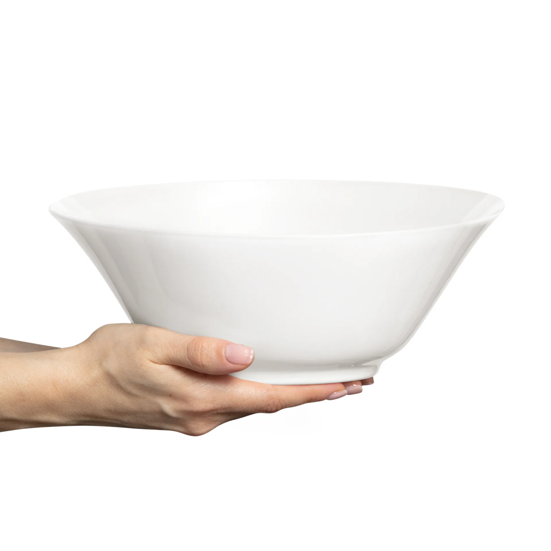 Mateus 2L手工彩绘基础款大碗, 白色 Mateus