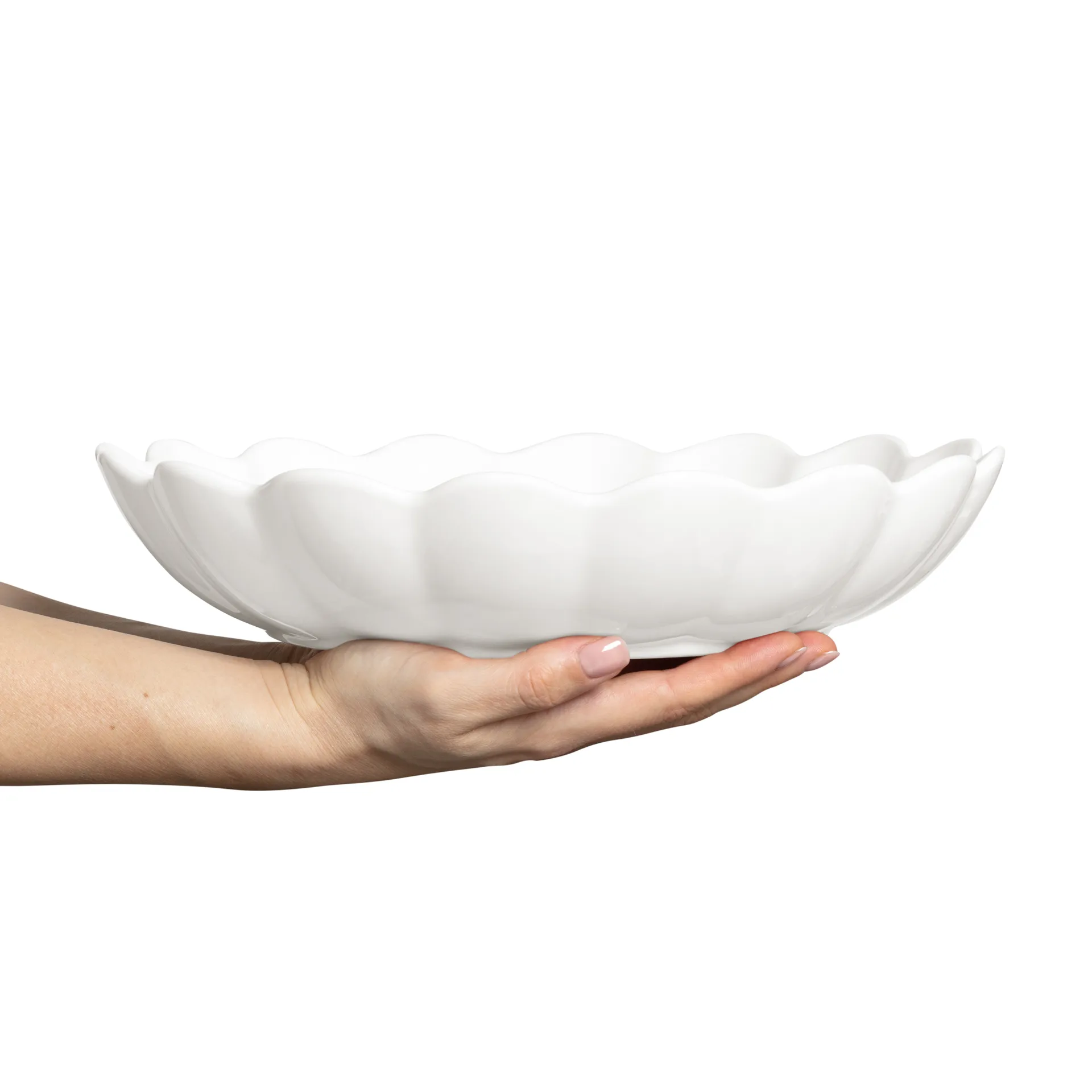 Mateus 31cm 牡蛎陶瓷碗, 白色 Mateus