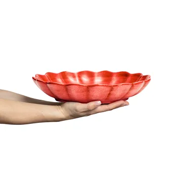 Mateus 31cm 牡蛎陶瓷碗 - 红色 - Mateus