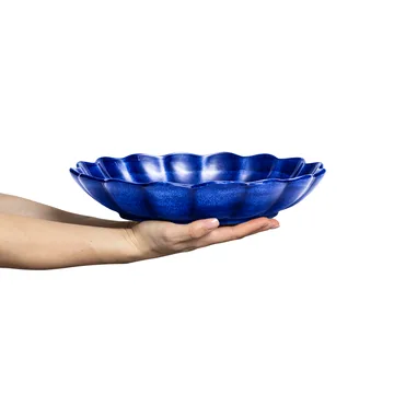 Mateus 31cm 牡蛎陶瓷碗 - 蓝色 - Mateus