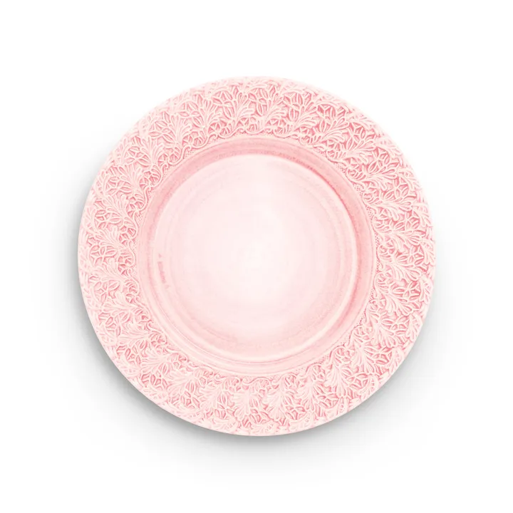 Mateus 32cm蕾丝纹手工餐盘 - Light 粉色 - Mateus