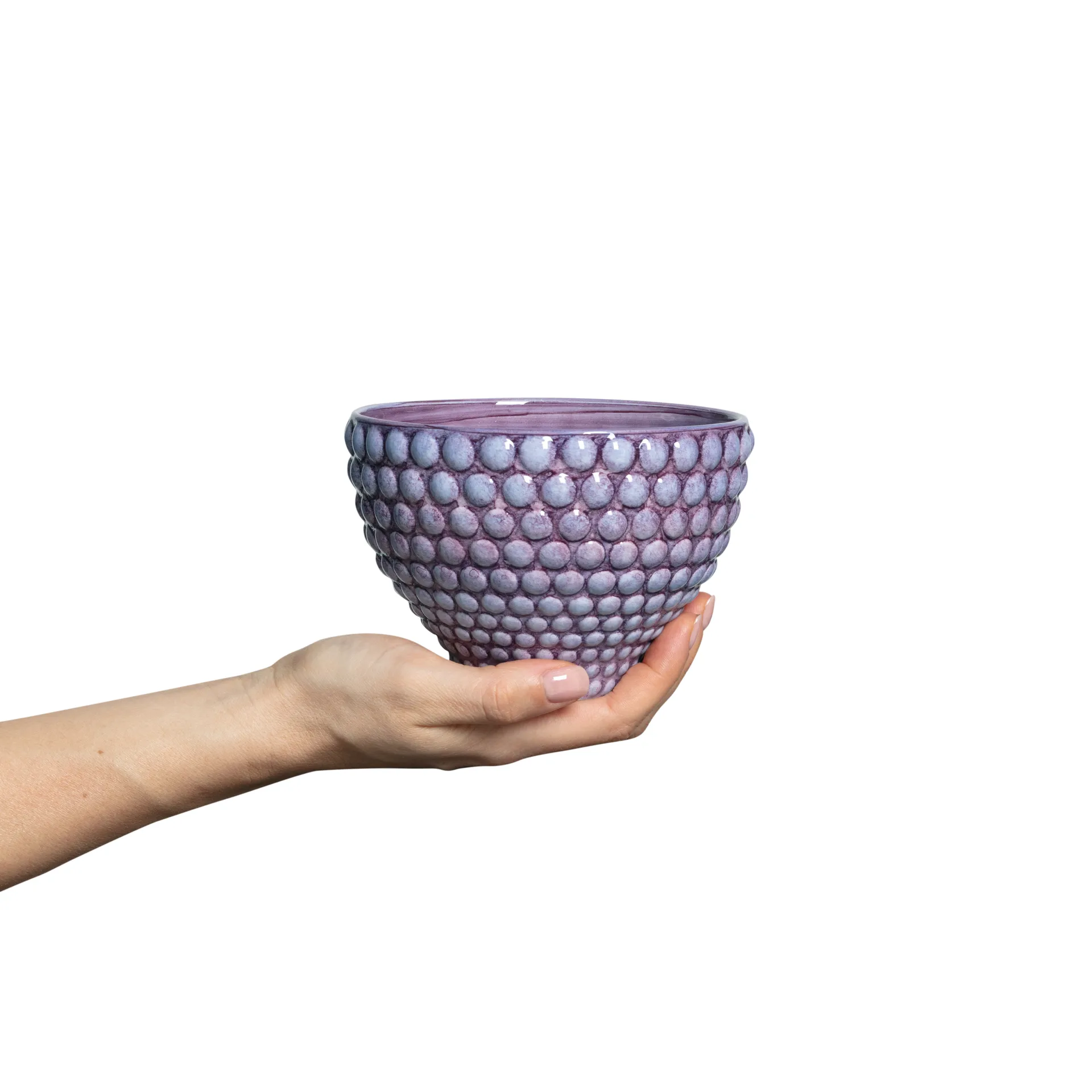 Mateus 600ml Bubbles手工艺术碗, Violet Mateus