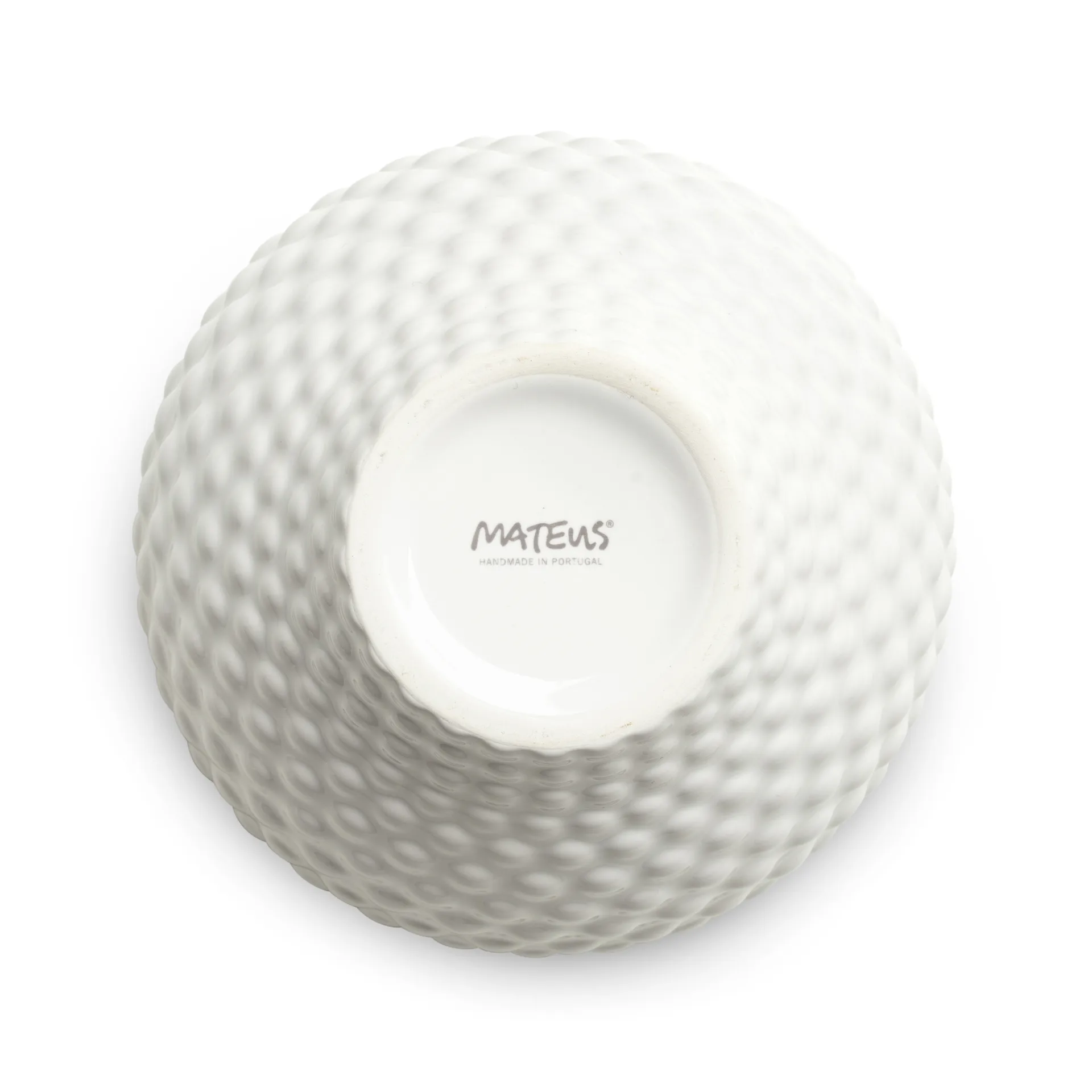 Mateus 600ml Bubbles手工艺术碗, 白色 Mateus