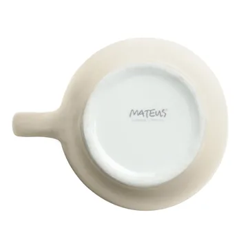 Mateus 基础款有机陶瓷马克杯 600ml - 沙色 - Mateus
