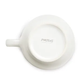 Mateus 基础款有机陶瓷马克杯 600ml - 白色 - Mateus