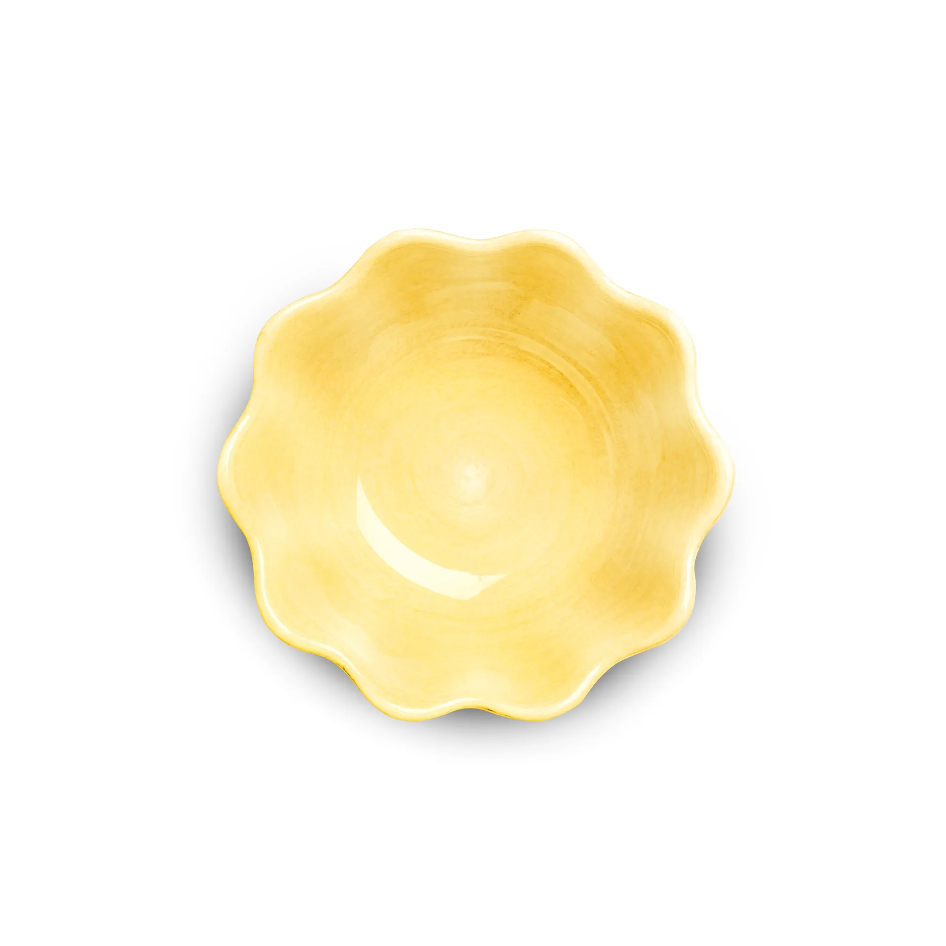 Oyster 碗直径13cm, 黄色 Mateus