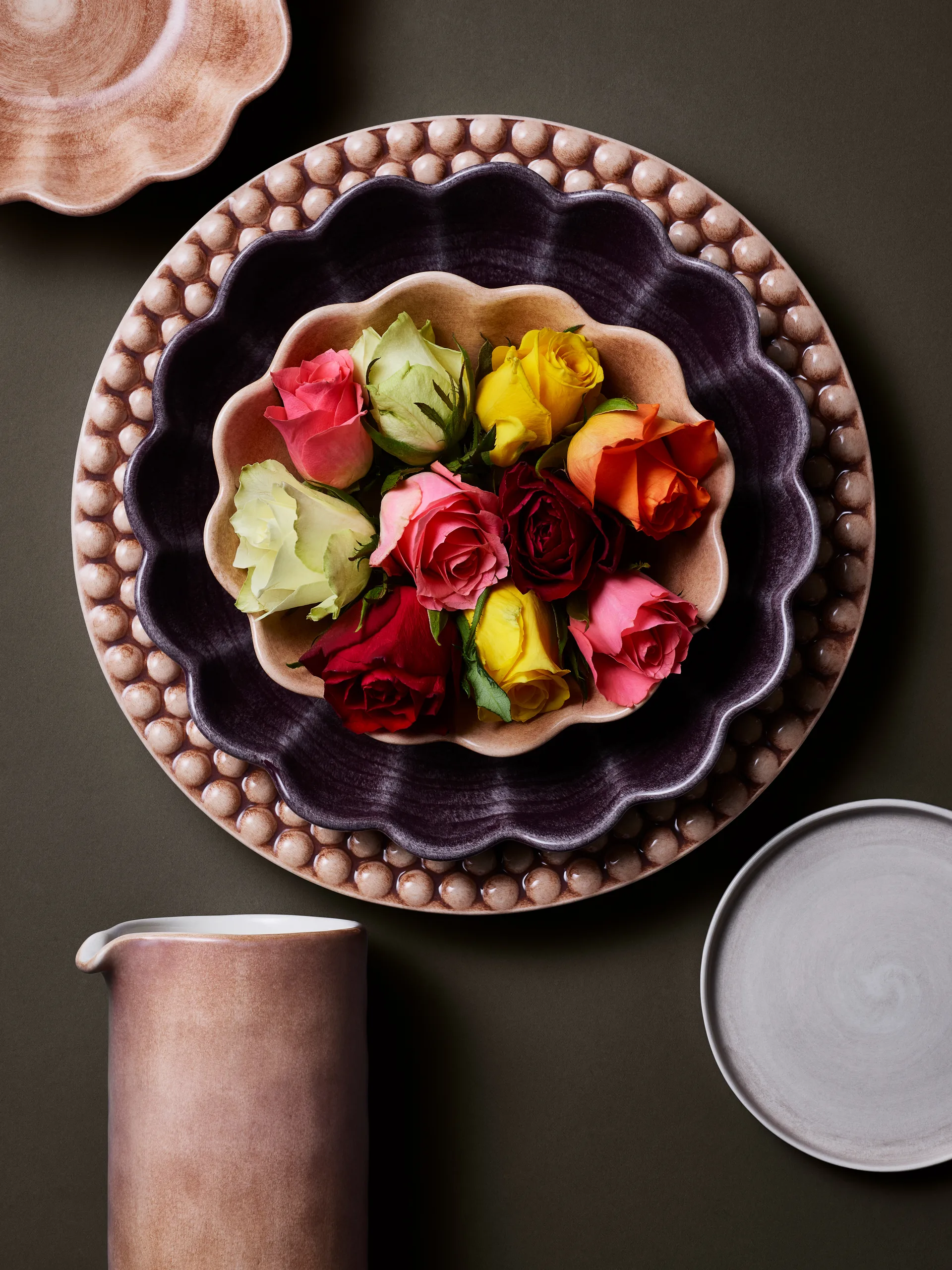 Oyster 碗  16x18 cm, cinnamon Mateus