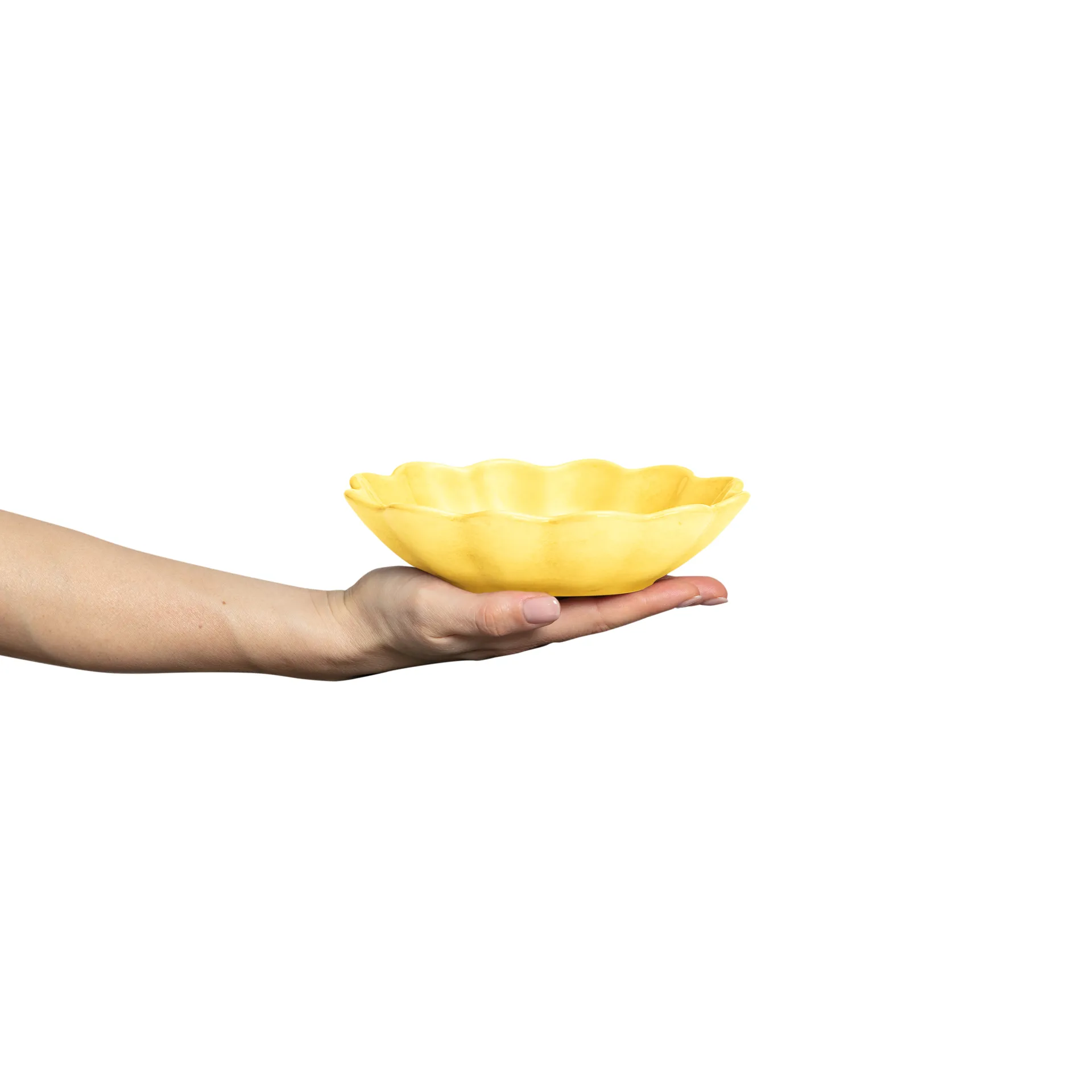 Oyster 碗  16x18 cm, 黄色 Mateus