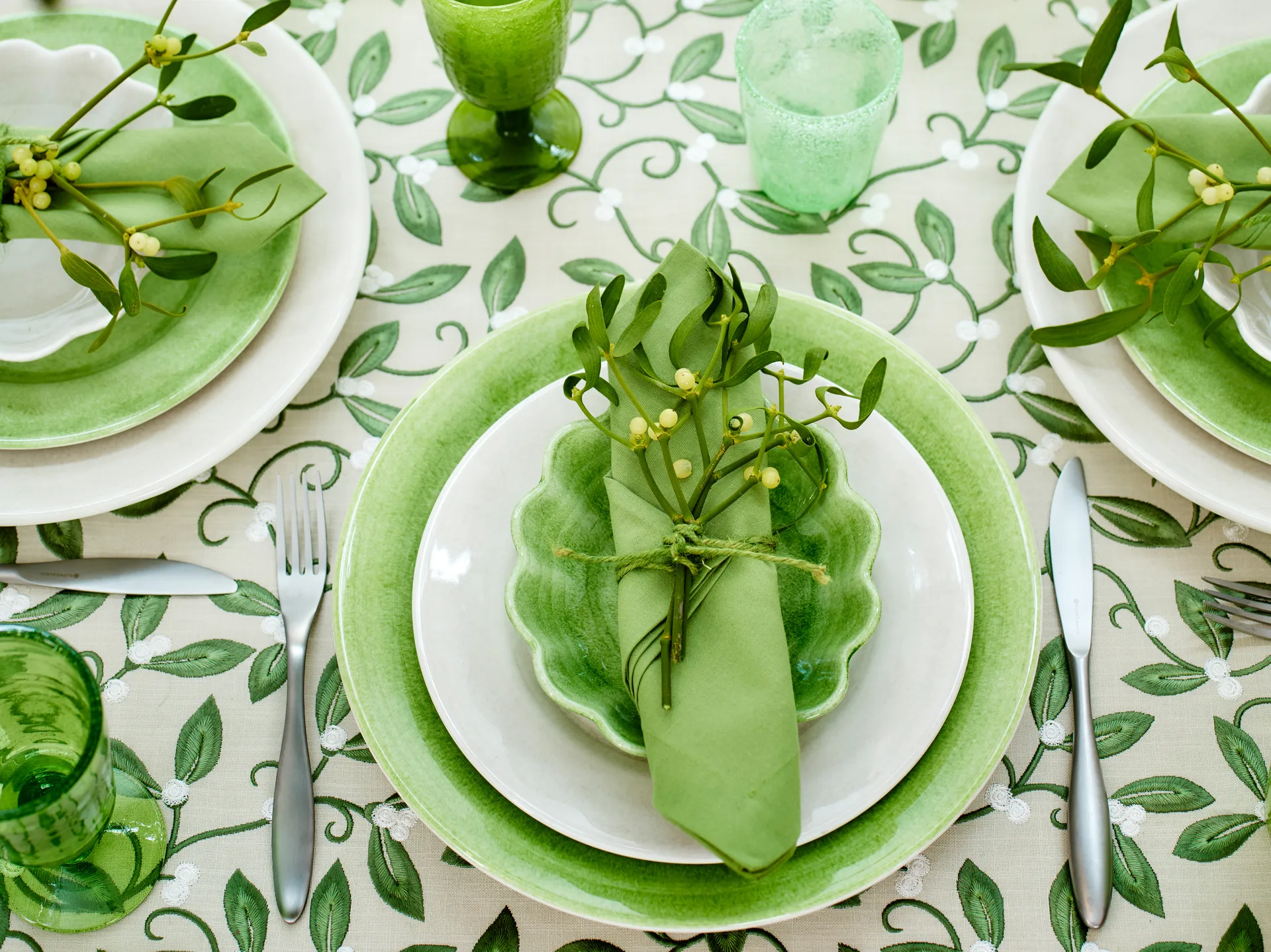 Oyster 碗  16x18 cm, 绿色 Mateus