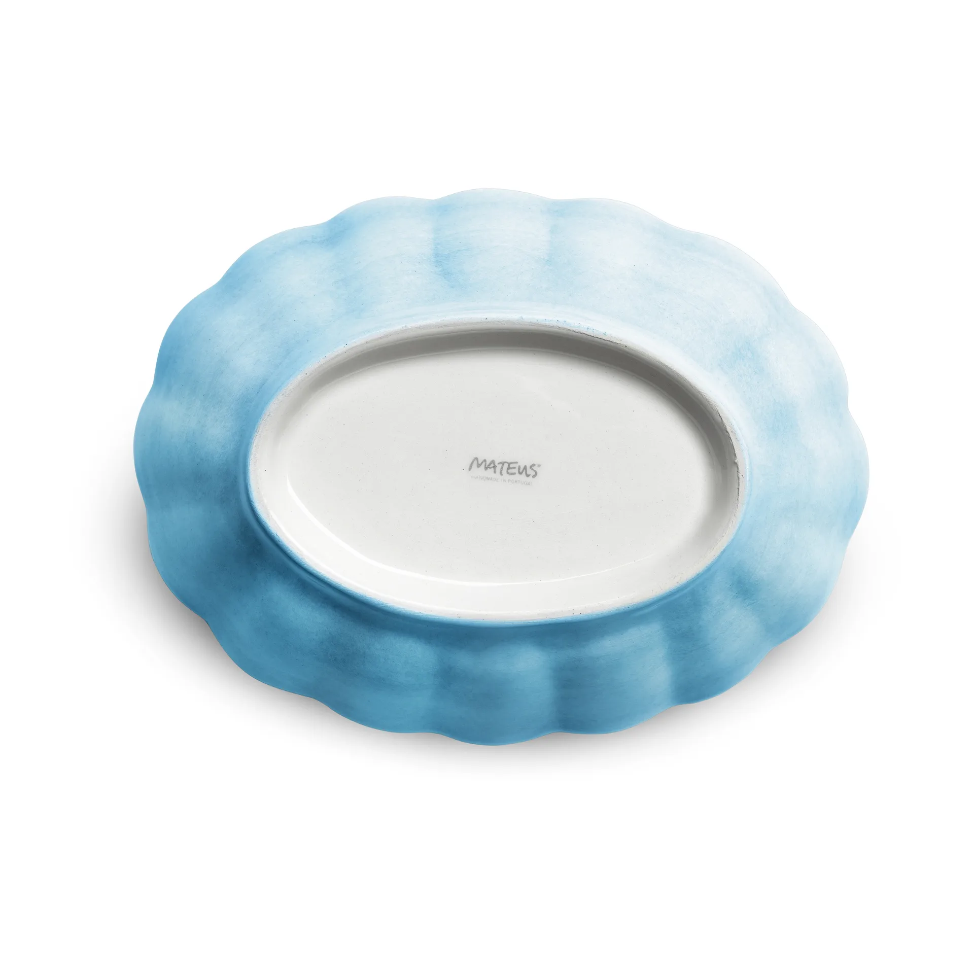 Oyster 碗  18x23 cm, 绿松石色 Mateus