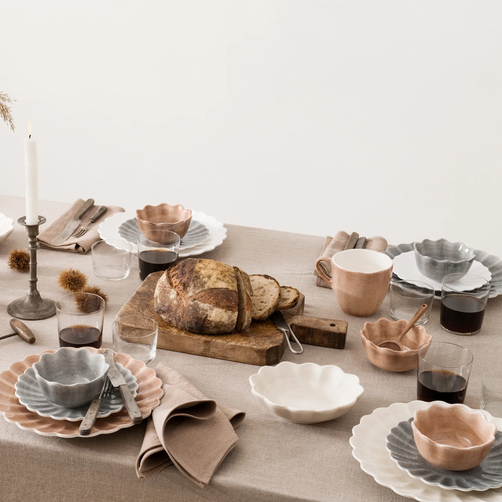 Oyster 盘子 20 cm, 灰色 Mateus