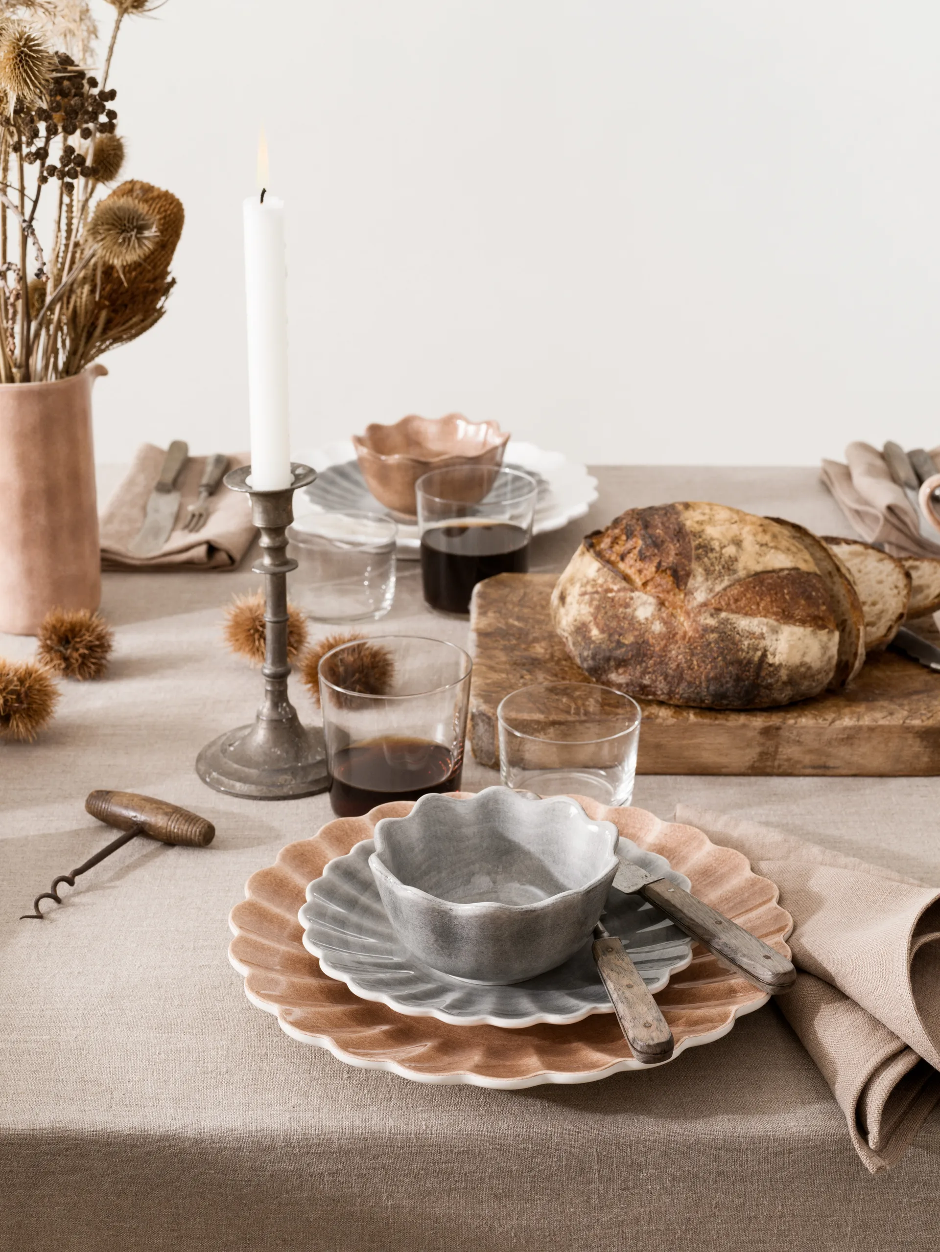 Oyster 盘子 20 cm, 灰色 Mateus