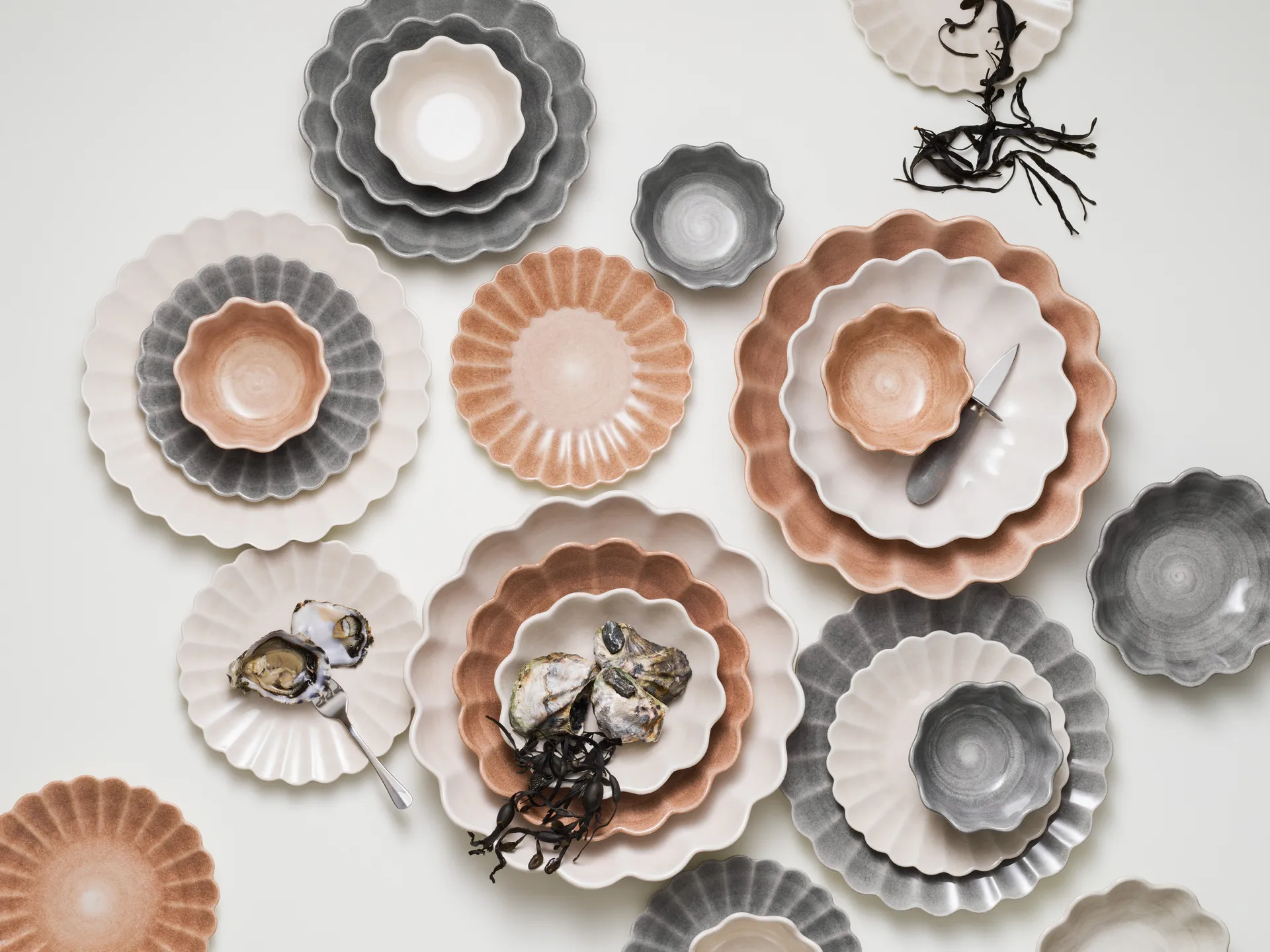 Oyster 盘子 20 cm, 灰色 Mateus