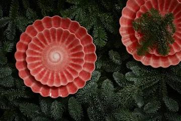 Oyster 盘20cm - 红色 - Mateus