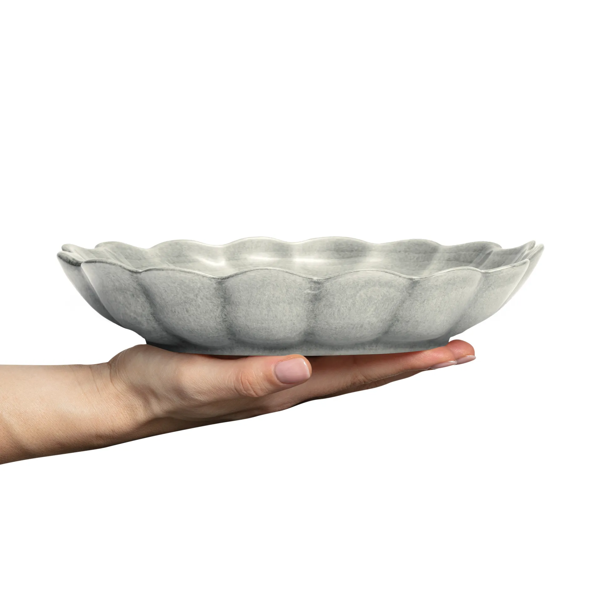 Oyster 碗直径24cm, 灰色 Mateus