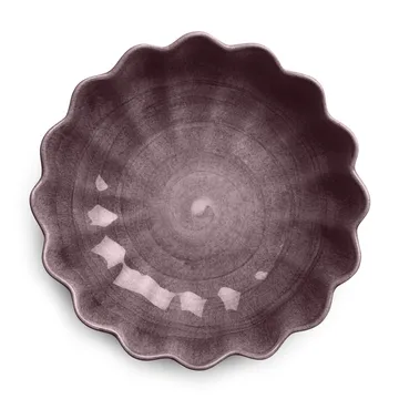 Oyster 碗直径24cm - 深紫红色 - Mateus