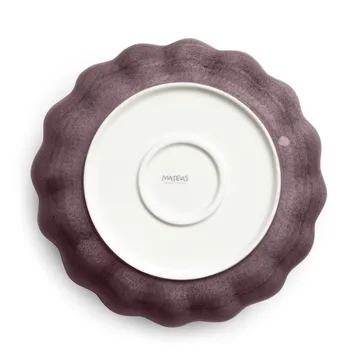 Oyster 碗直径24cm - 深紫红色 - Mateus