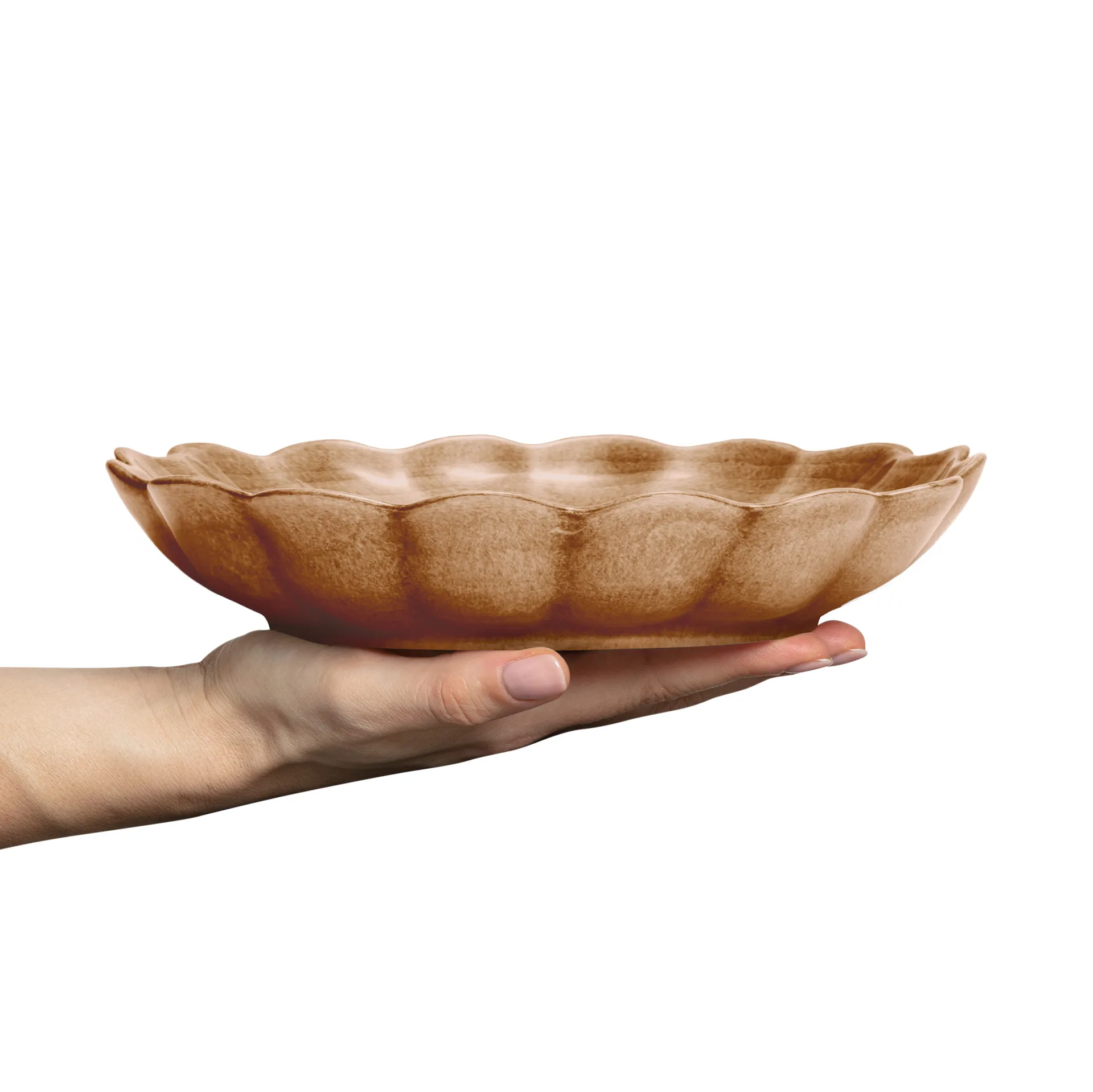 Oyster 碗直径24cm, 肉桂色 Mateus
