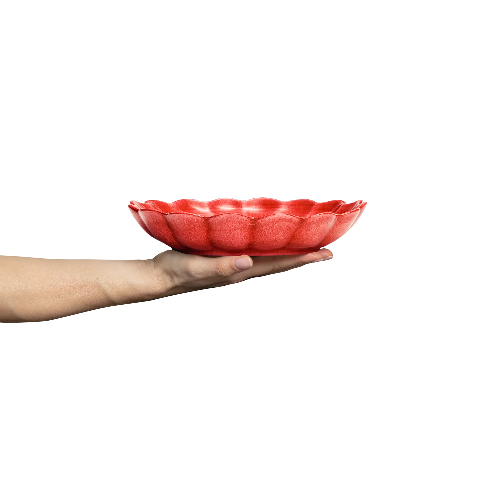 Oyster 碗直径24cm, 红色 Mateus