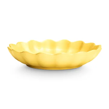 Oyster 碗直径24cm - 黄色 - Mateus