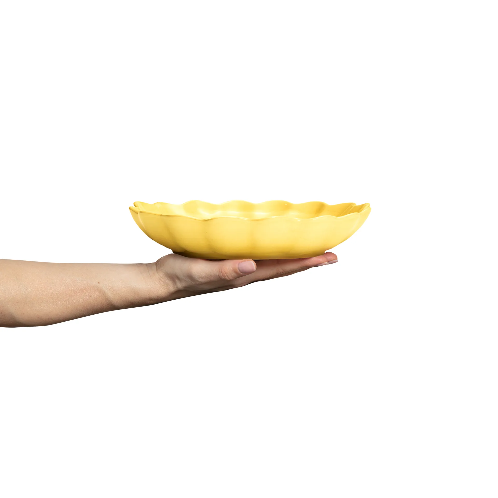 Oyster 碗直径24cm, 黄色 Mateus