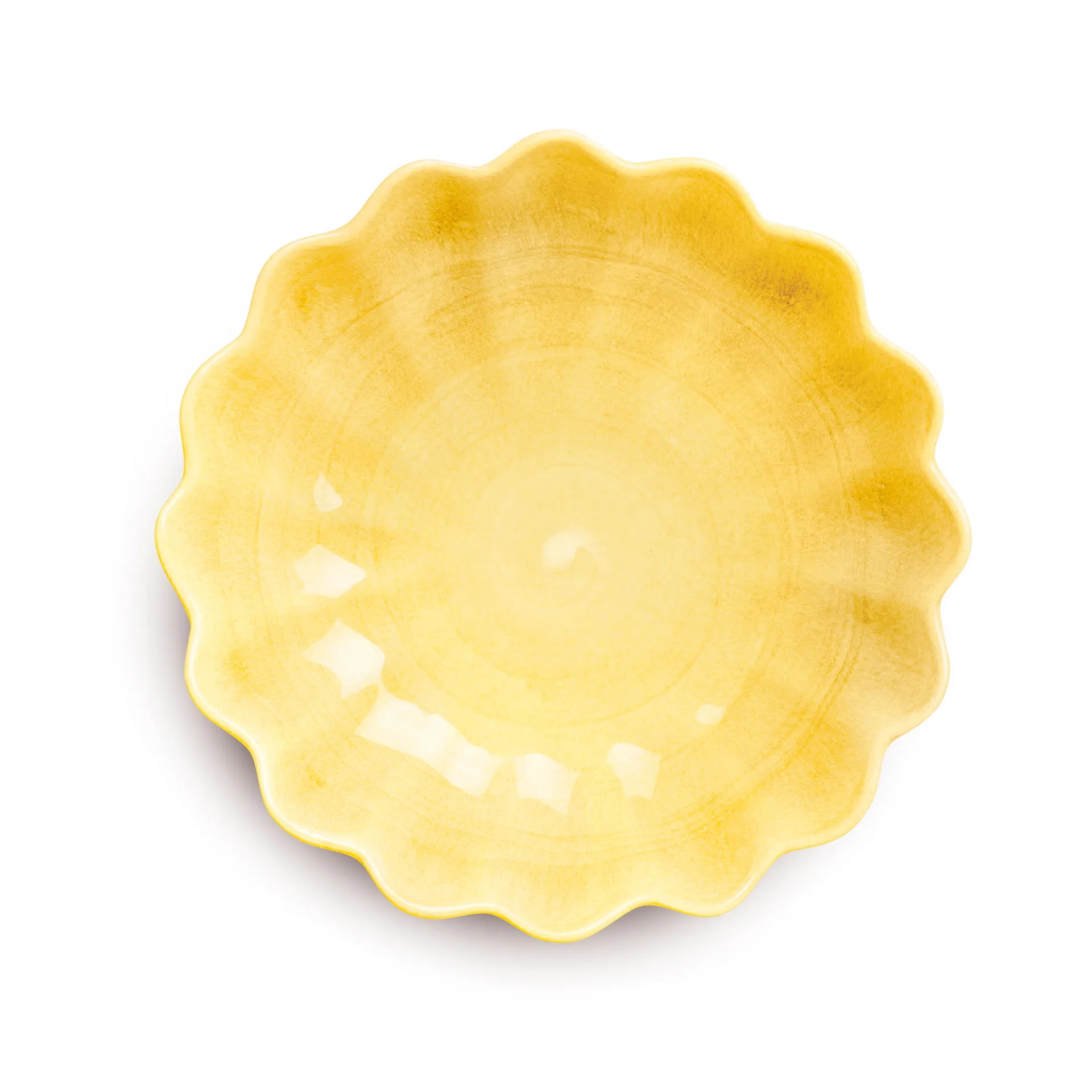 Oyster 碗直径24cm, 黄色 Mateus