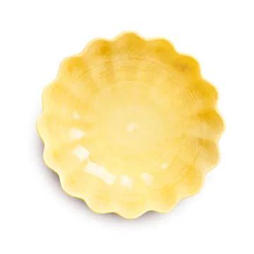 Oyster 碗直径24cm - 黄色 - Mateus