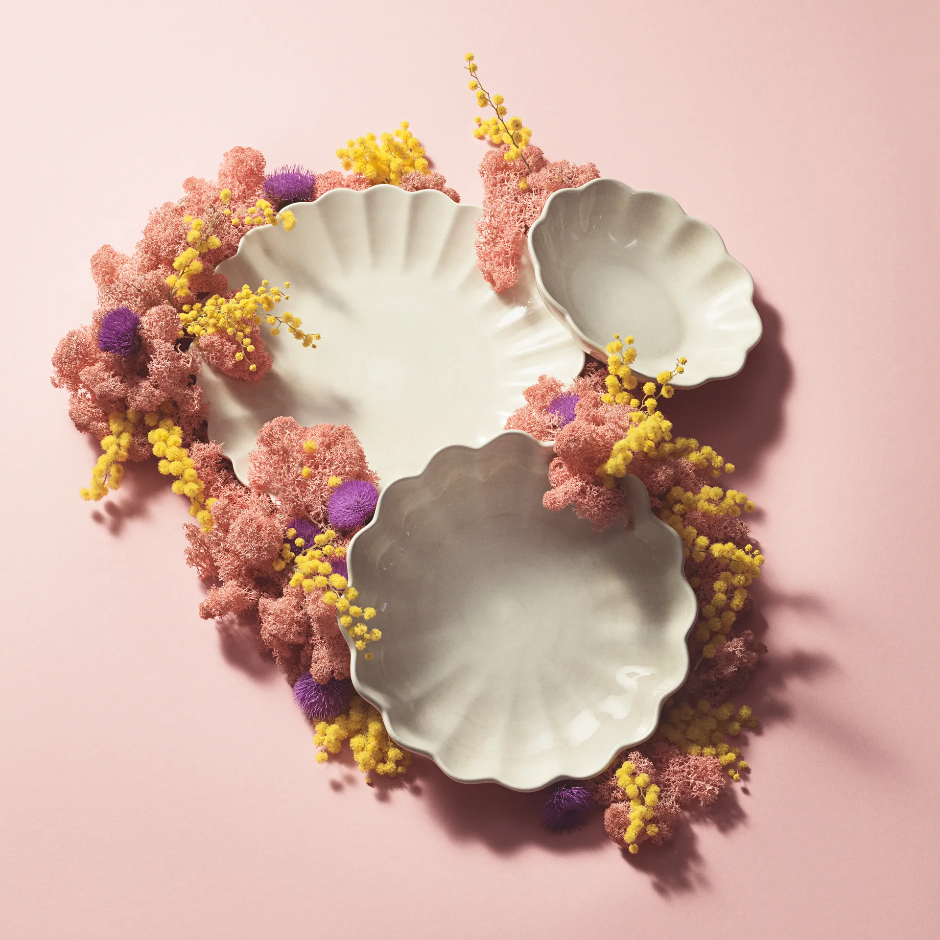 Oyster 盘子 28 cm, 沙色 Mateus