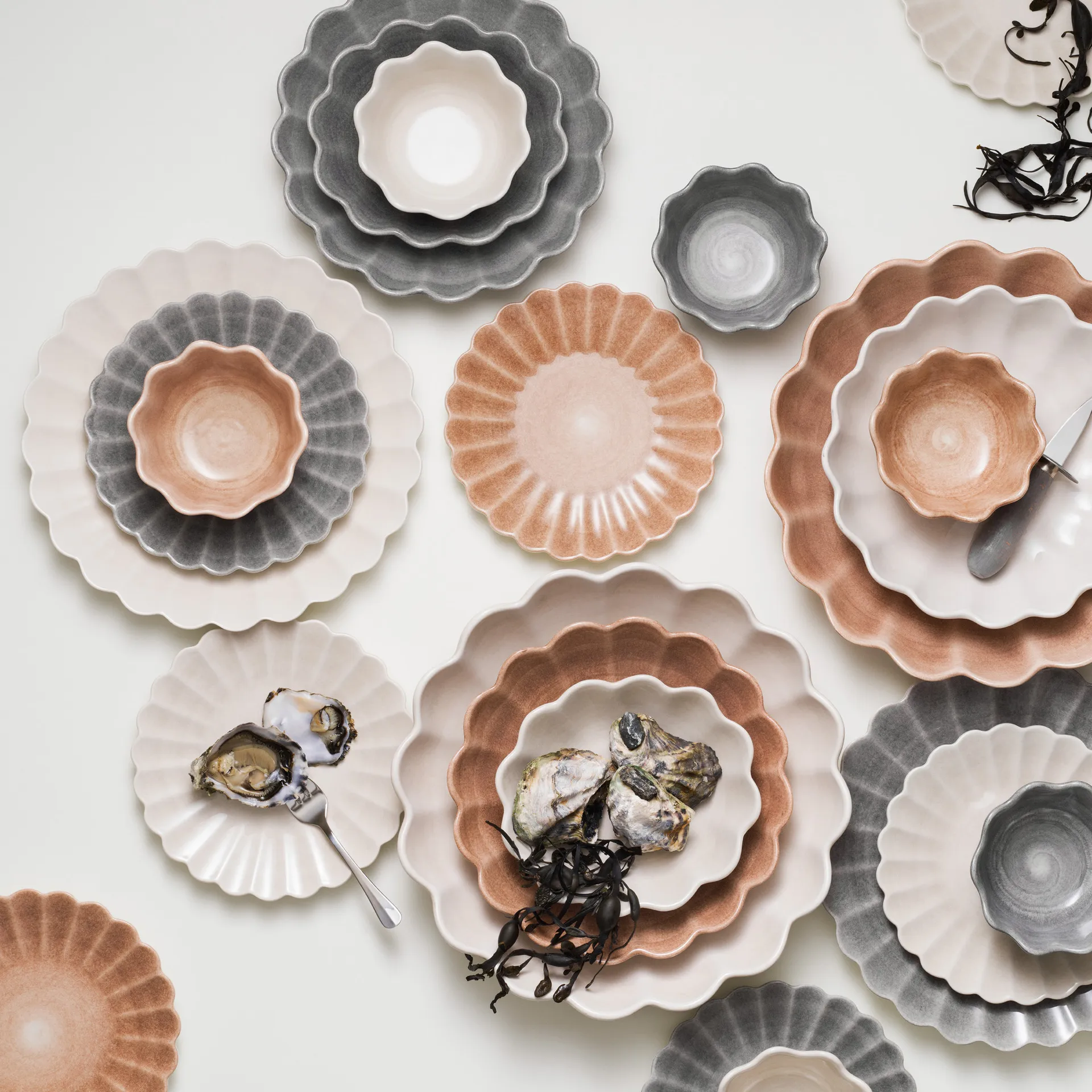 Oyster 盘子 28 cm, 沙色 Mateus