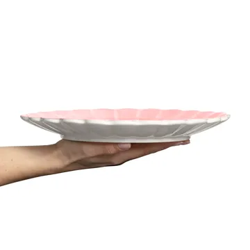 Oyster 盘28cm - 浅粉色 - Mateus