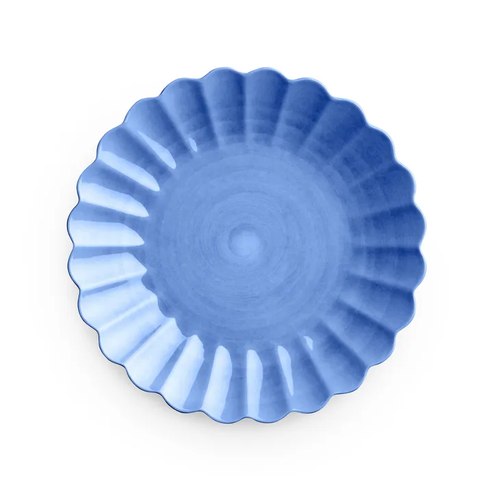 Oyster 盘28cm - 浅蓝色 - Mateus