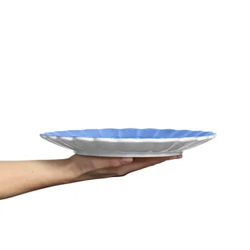 Oyster 盘28cm - 浅蓝色 - Mateus