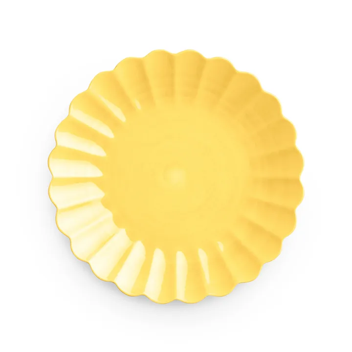 Oyster 盘28cm - 黄色 - Mateus
