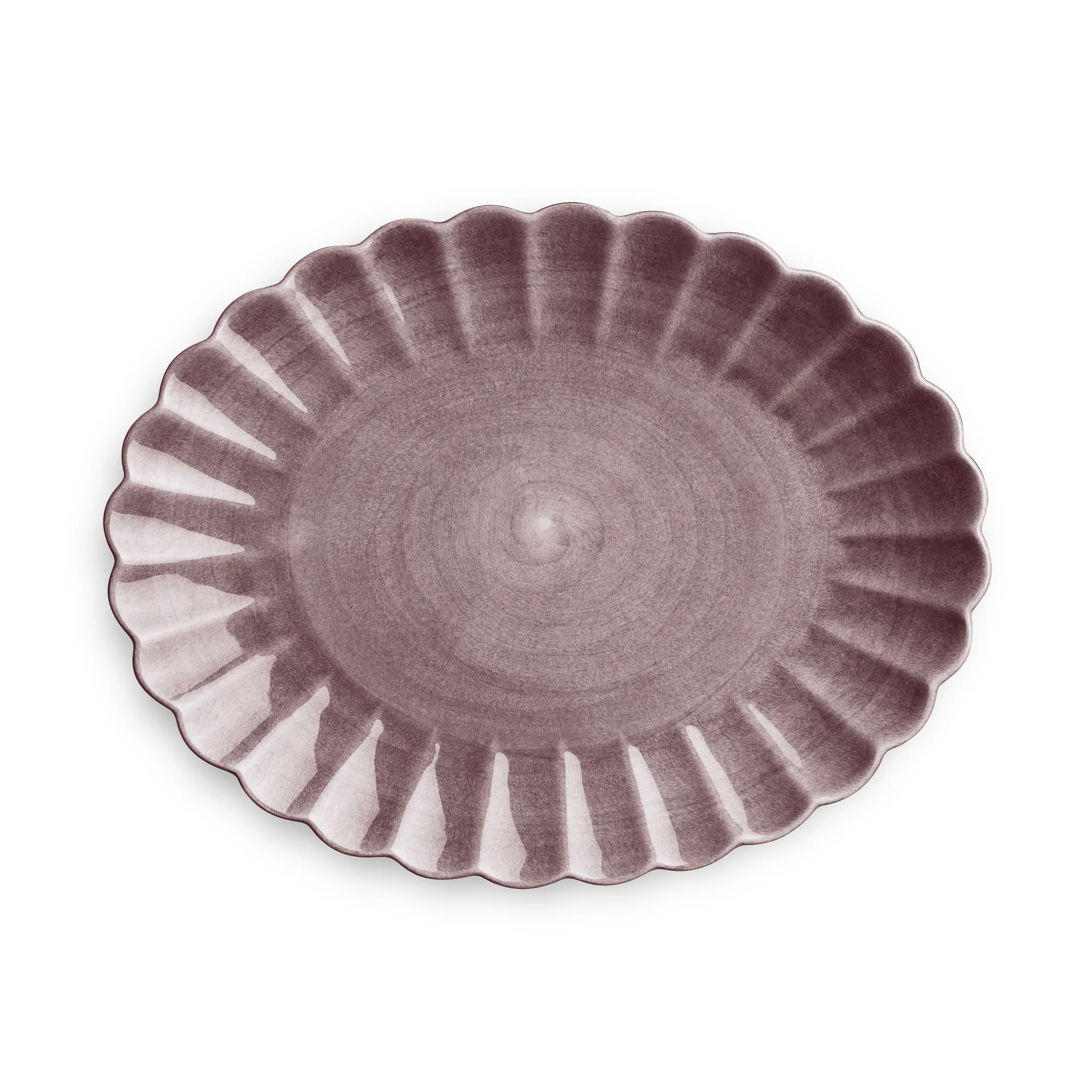 Oyster 浅盘30x35cm, 深紫红色 Mateus