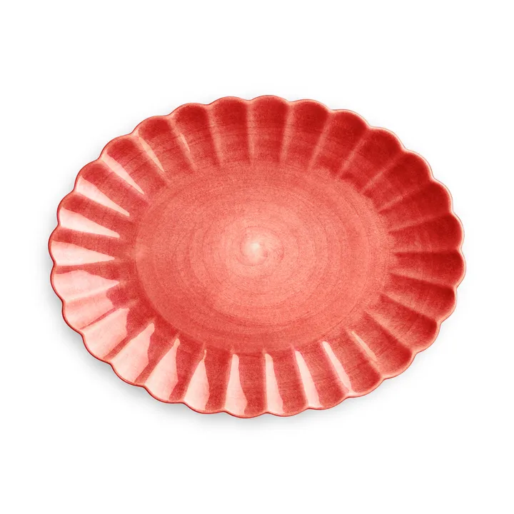 Oyster 浅盘30x35cm - 红色 - Mateus