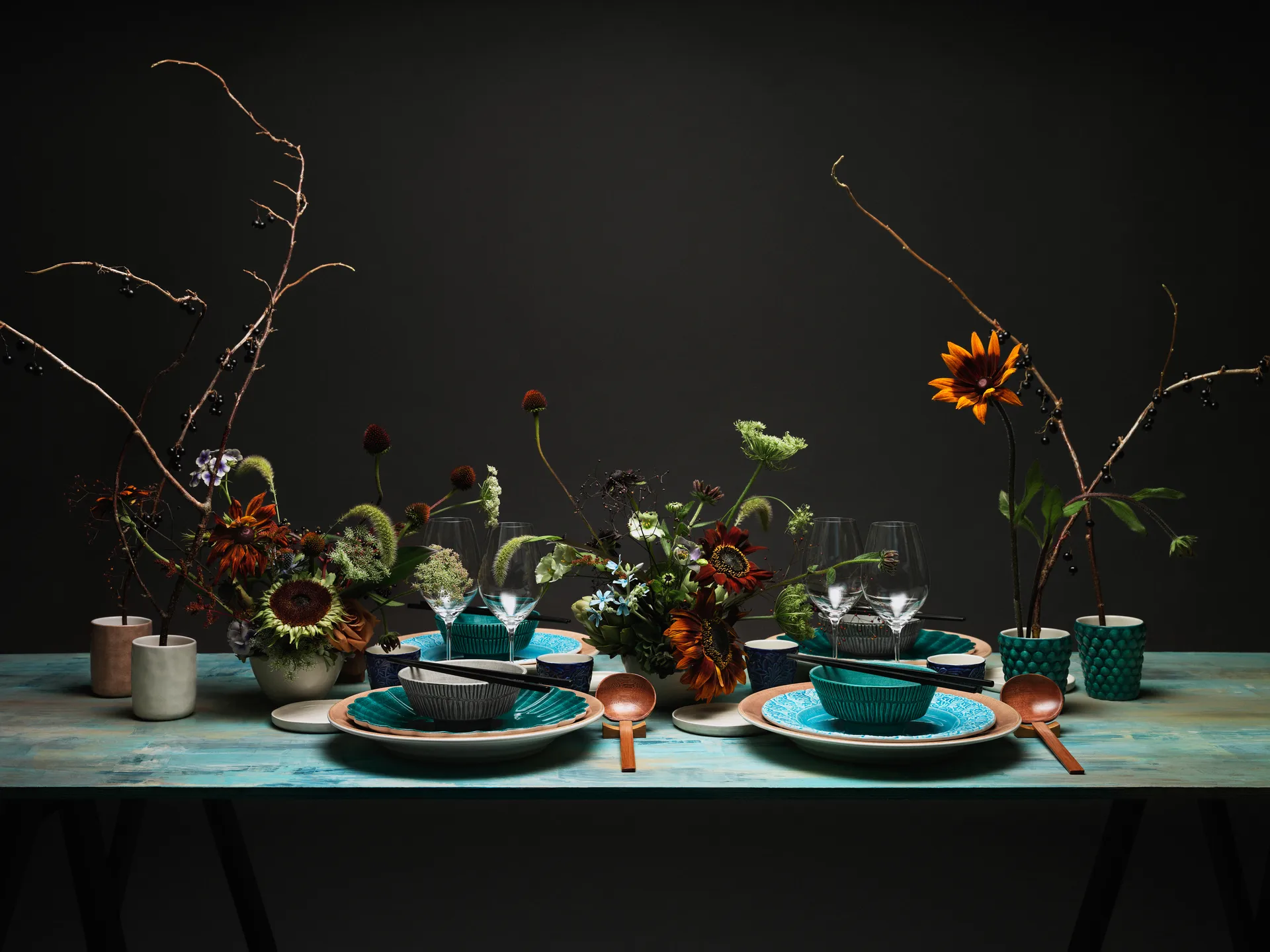 Stripes 碗 Ø15 cm, Ocean Mateus