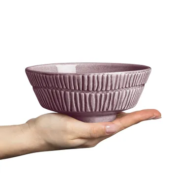 Stripes 碗 Ø15cm - 李子色 - Mateus