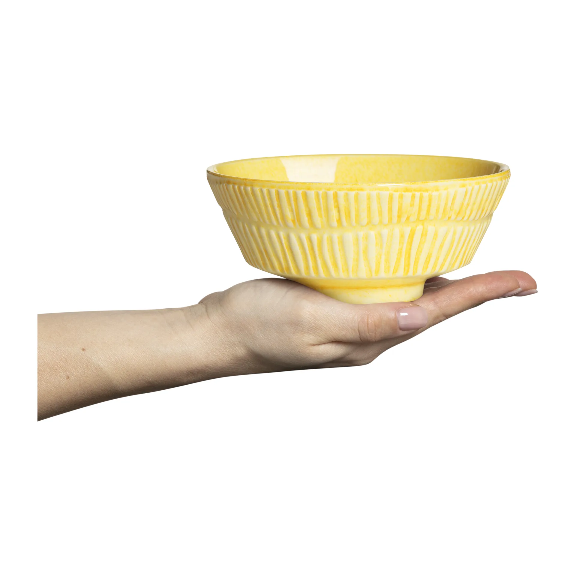 Stripes 碗 Ø15cm, 黄色 Mateus