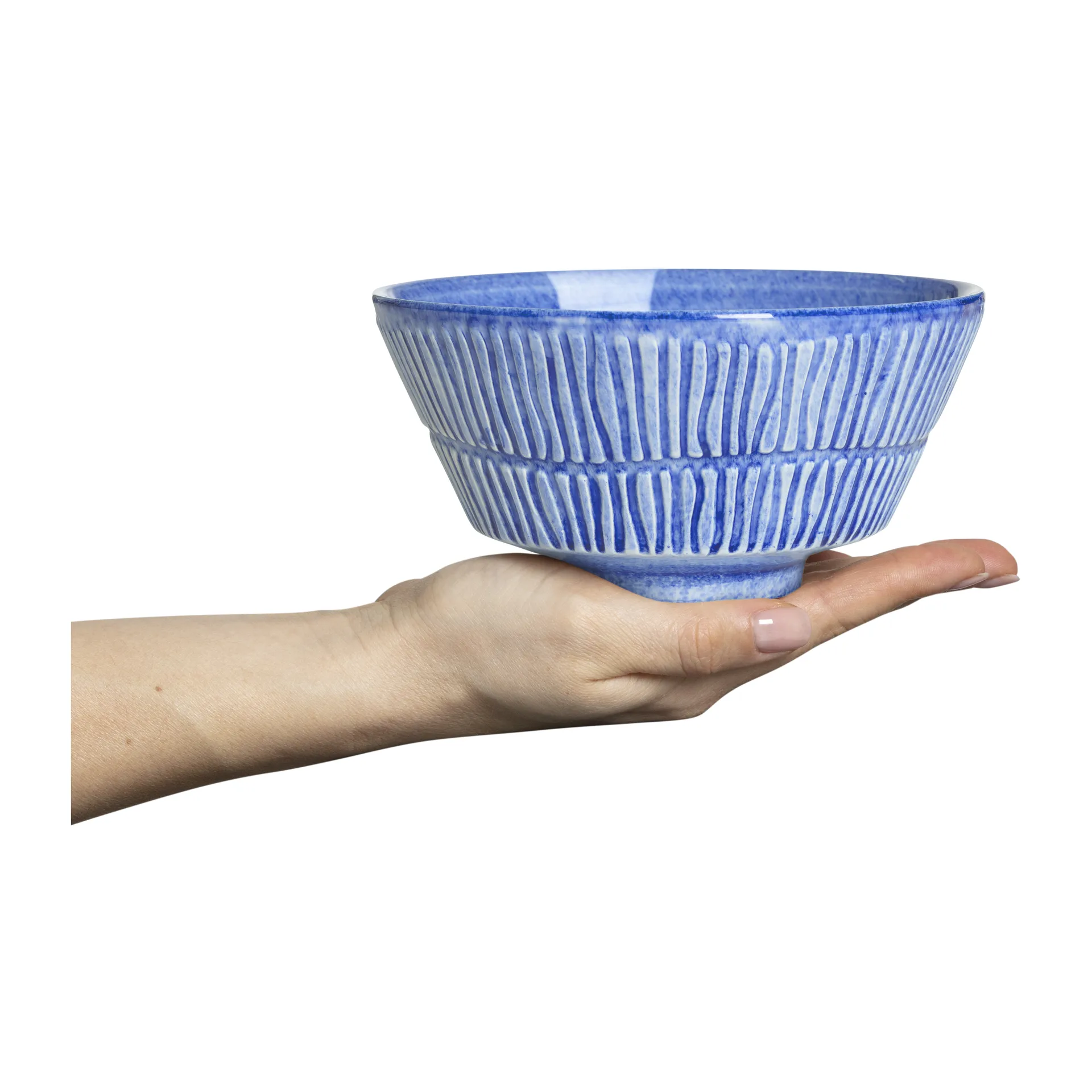 Stripes 碗 16 cm, Light blue Mateus