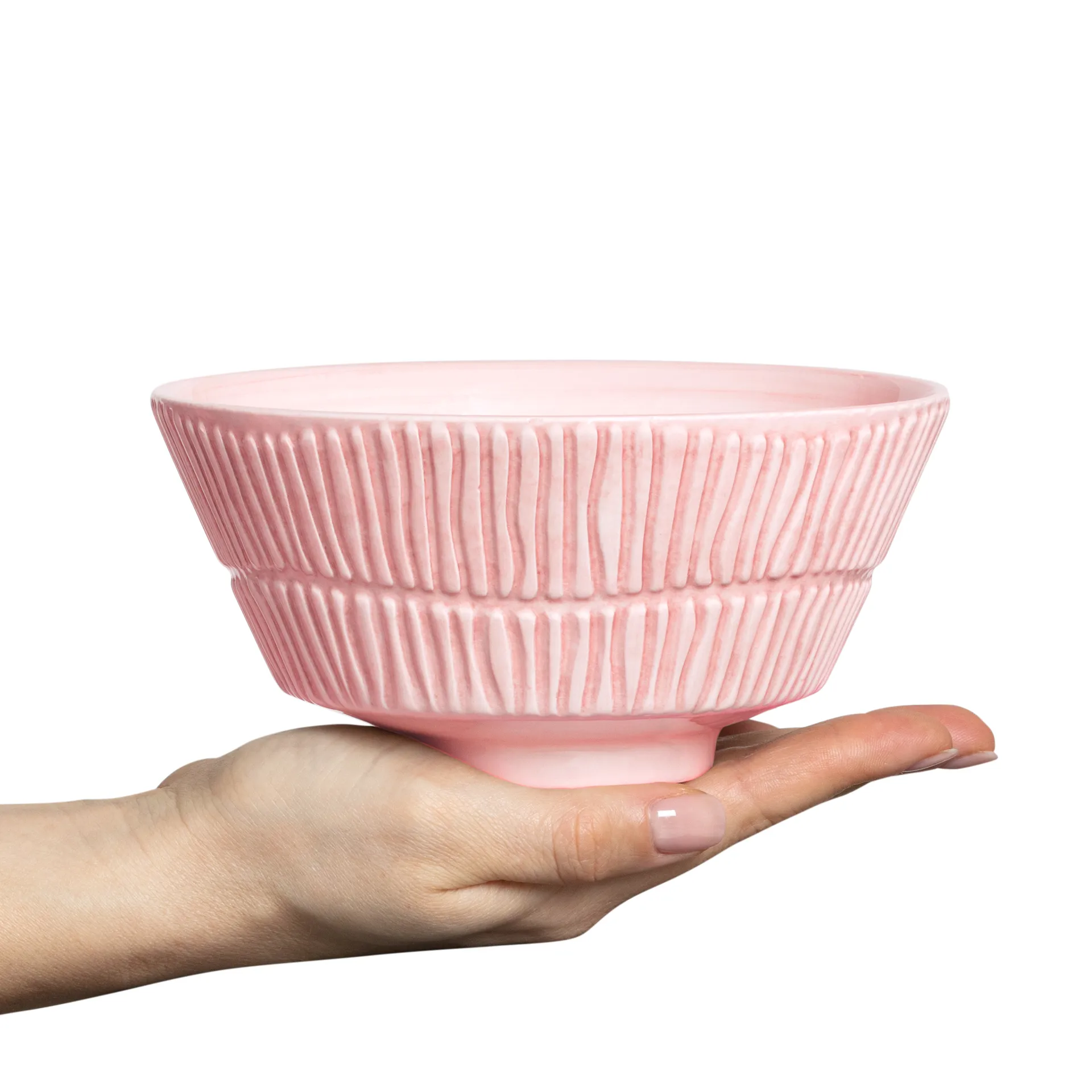 Stripes 碗 16cm, 浅粉色 Mateus
