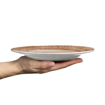 Stripes 盘 Ø21cm - 肉桂色 - Mateus
