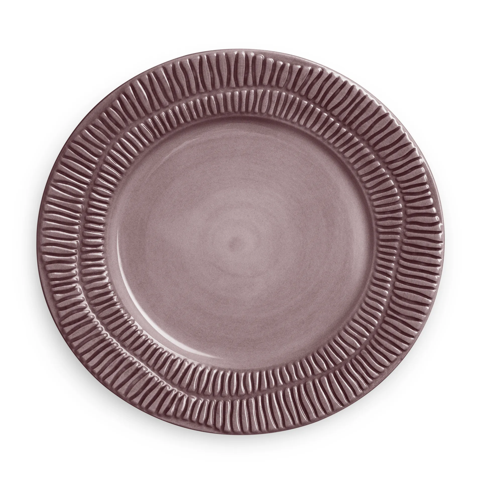 Stripes 盘 Ø21cm, 李子色 Mateus